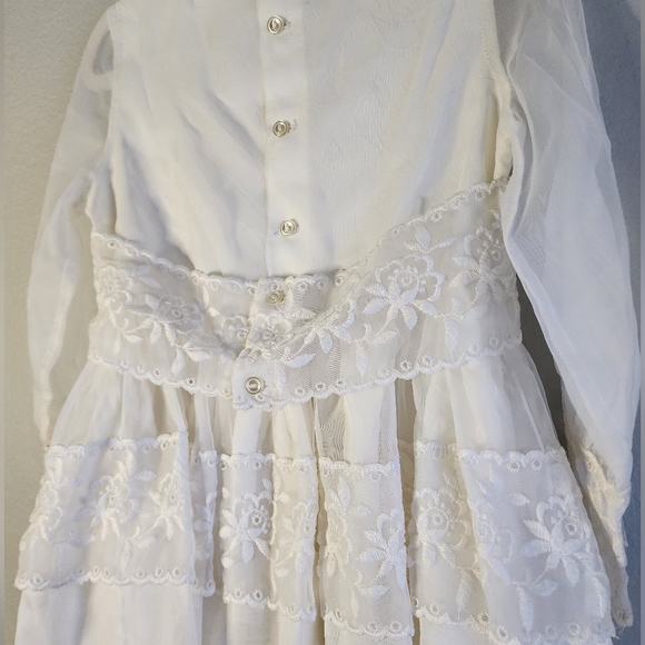 VINTAGE HANDMADE Dress size 4/5 - Picture 3 of 8